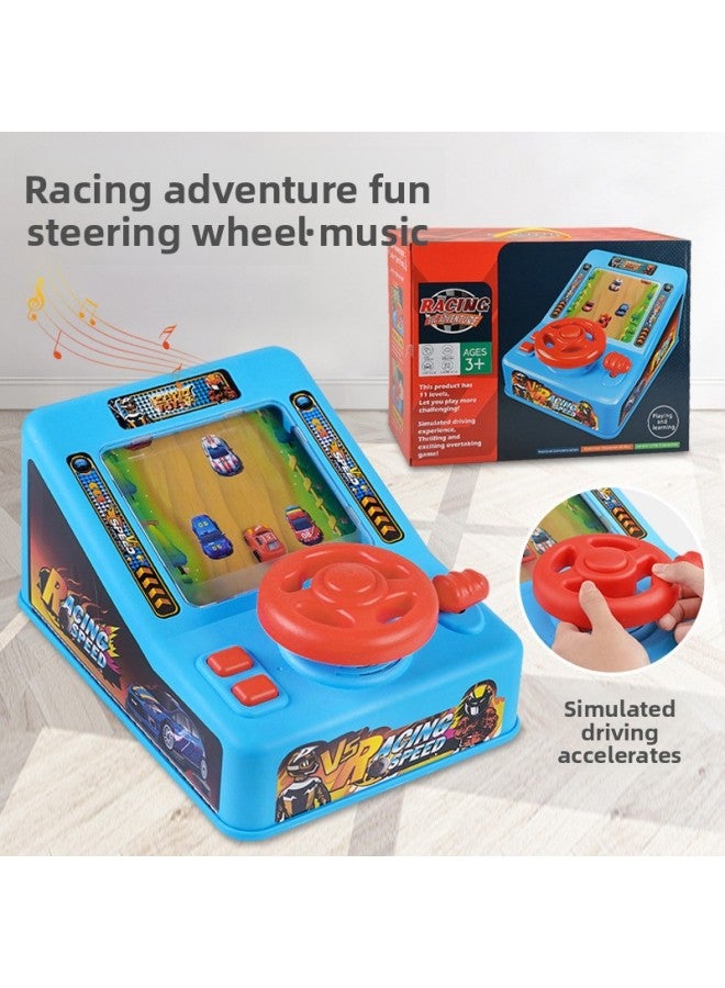 لعبة سيارة سباق شهيرة على الإنترنت، تخترق عوالم المغامرات الكبرى، مزودة بعجلة قيادة محاكاة، هدية مثالية للأطفال من سن 3 إلى 6 سنوا